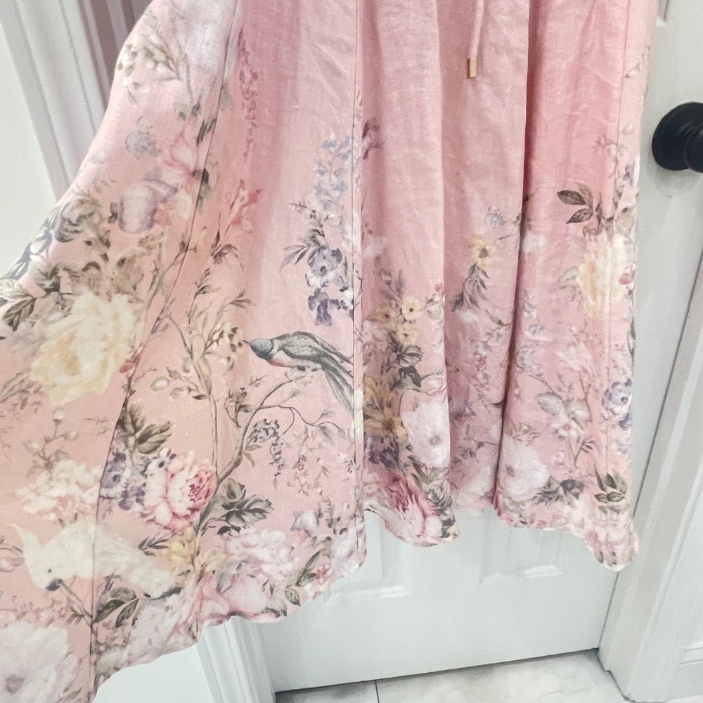 Pink Zimmerman Midi Dress - Picture 2 of 6
